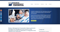 Desktop Screenshot of muskusmgmt.com